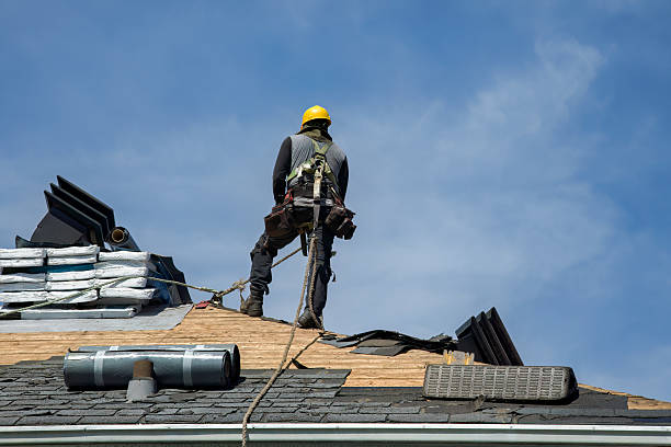 Professional Roofing technician working in East Peoria, IL